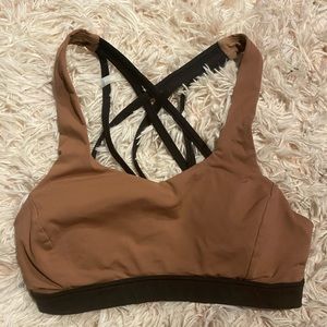 Lulu lemon cute nude sports bra